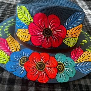 Blue summer hat